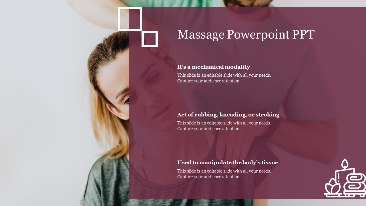 Massage PowerPoint Presentation Template and Google Slides